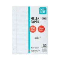 College Ruled Filler Paper, 10.5" x 8"